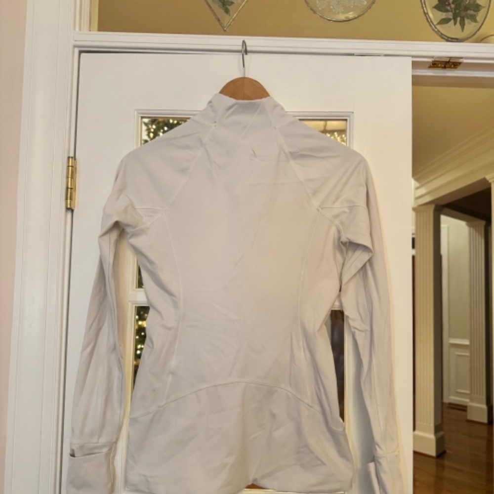 ATHLETA WHITTIER PEAK HALF ZIP, SIZE XS (XS), WHITE - Picture 3 of 3